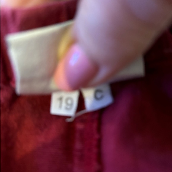 Chico’s Design Shorts Raspberry Color Textured Fabric High Waisted Size 12 - Picture 8 of 8